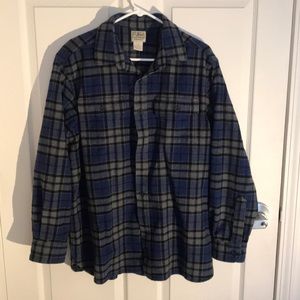 L. L. Bean long sleeve flannel